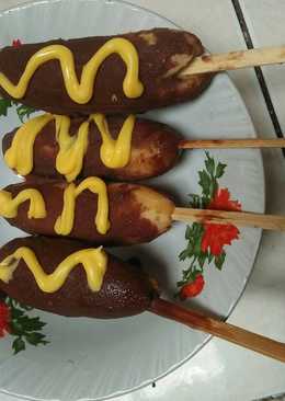 Es pisang coklat