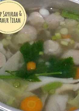 Sop Sayuran & Jamur Tiram