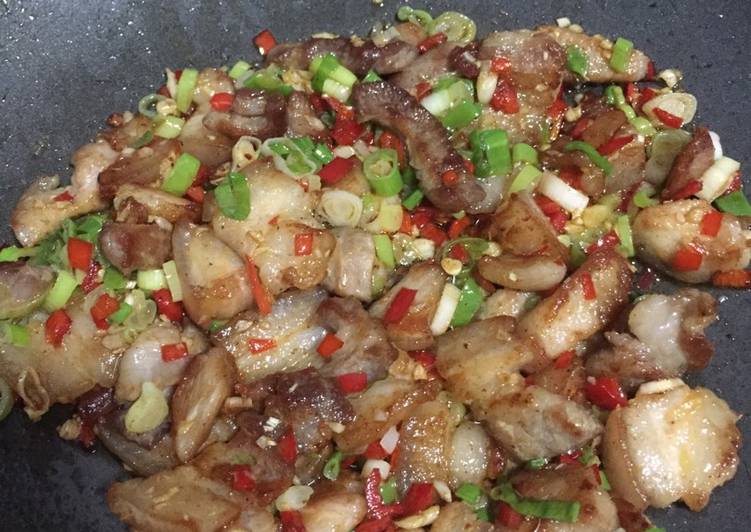 Babi Tumis Cabe Garam Babi Tumis Cabe Garam