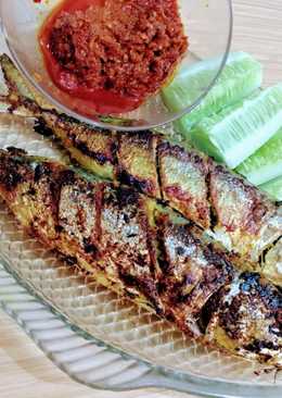 Ikan kembung bakar teflon