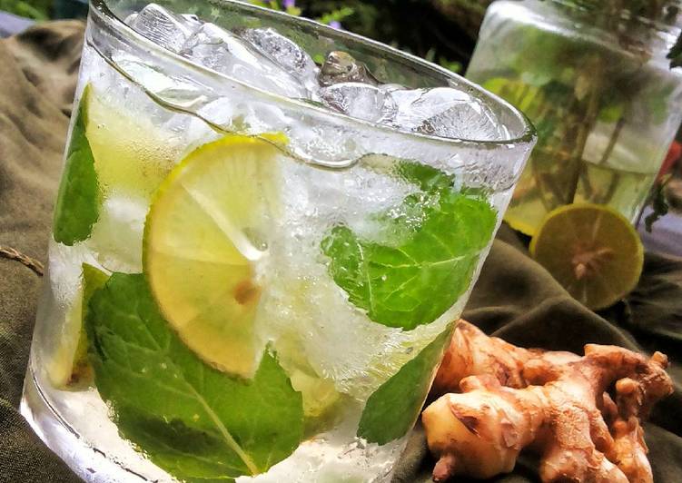 resep masakan Spicy Ginger Mint Iced