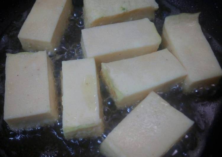 resep lengkap untuk Egg Tofu ala JTT (Homemade)