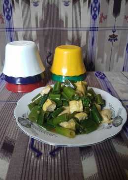 Oseng ulated tahu(kembang bawang-sunda)