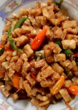 Ikan asin telang/tenggiri tempe