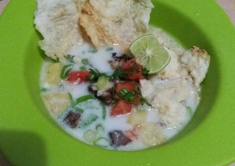 gambar untuk cara membuat Soto betawi sederhana...??