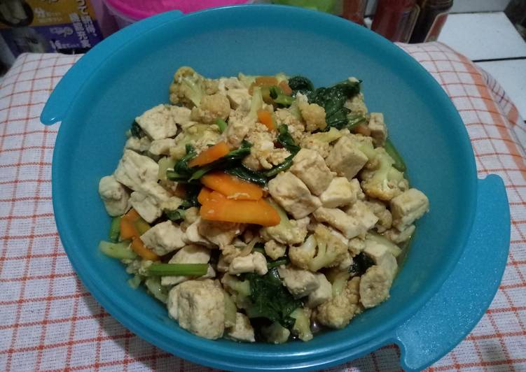 resep Capcai Goreng Tofu sederhana dan sehat
