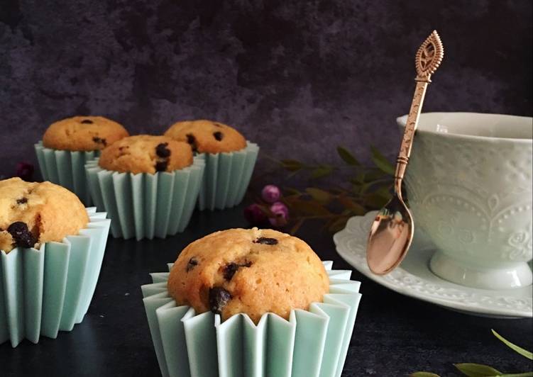 Resep Vanilla Choco Muffin By evyjuly (moona's kitchen)