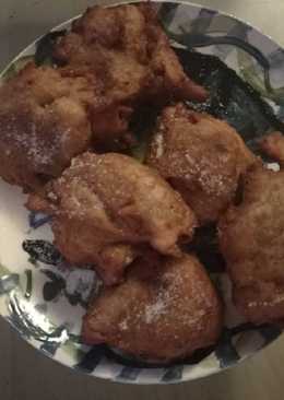 Aziatisch oliebollen(gorengan ubi kentang)