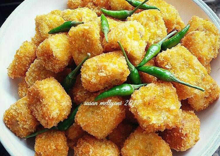 resep lengkap untuk Tahu krispy