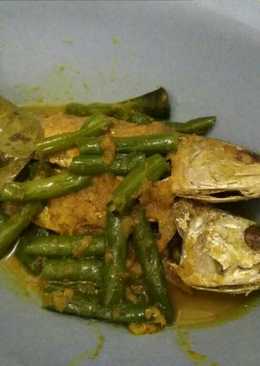 Ikan kembung buncis bumbu kuning