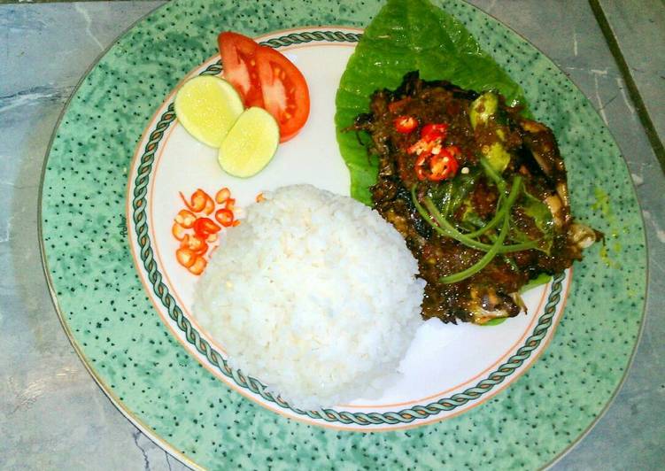 resep lengkap untuk Bebek bakar sambal bali