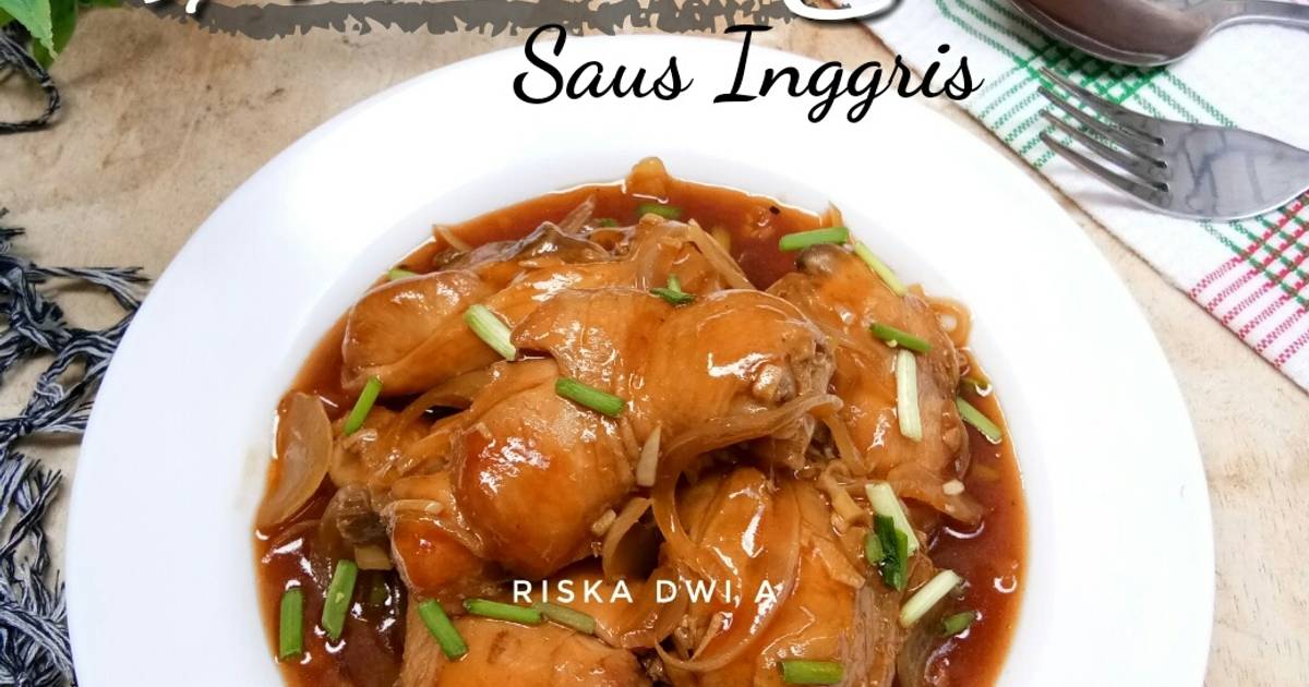 66 resep  ayam  goreng saus  inggris  enak  dan sederhana Cookpad