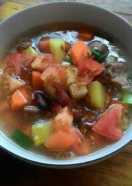 Sup Daging Kacang Merah
