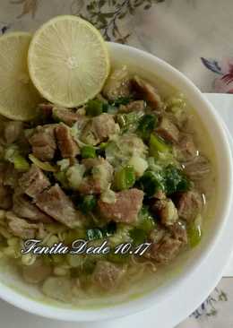 Soto Daging Kuah Bening