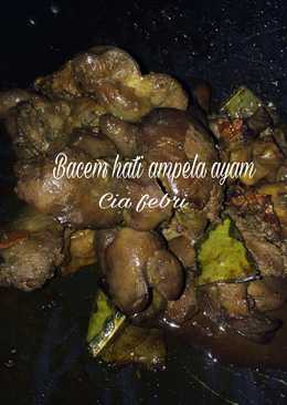 Bacem hati ampela ayam ala fe