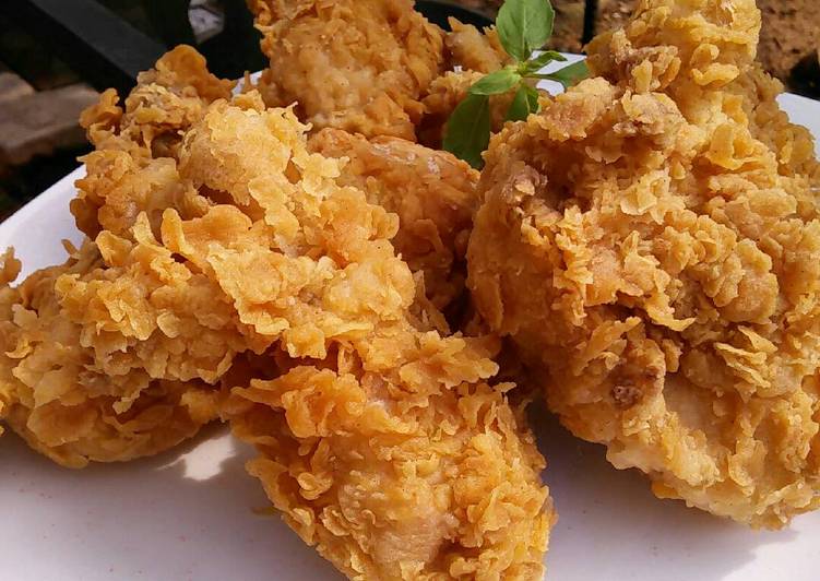 gambar untuk resep makanan Ayam goreng kfcBy yunda yun