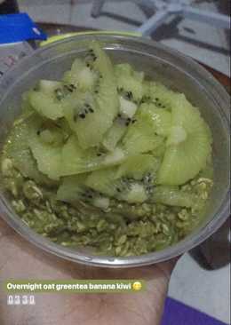 Green Overnight Oatmeal #BikinRamadanBerkesan