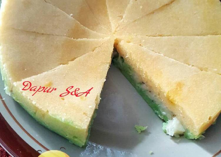 resep masakan Cheese Cake Layer Pisang Simple No Mixer