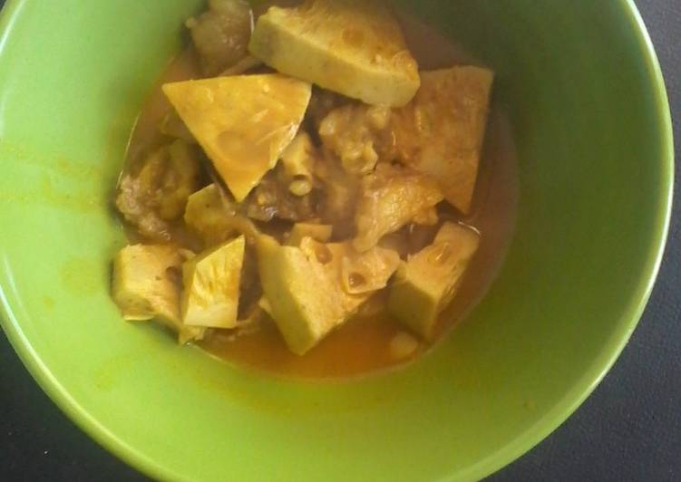 resep masakan Gulai nangka tetelan tanpa santan