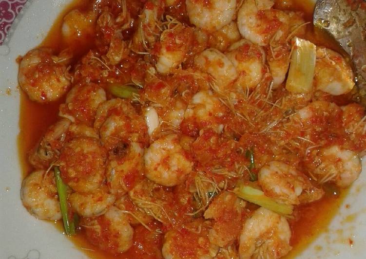 gambar untuk resep makanan Sambal udang simpel