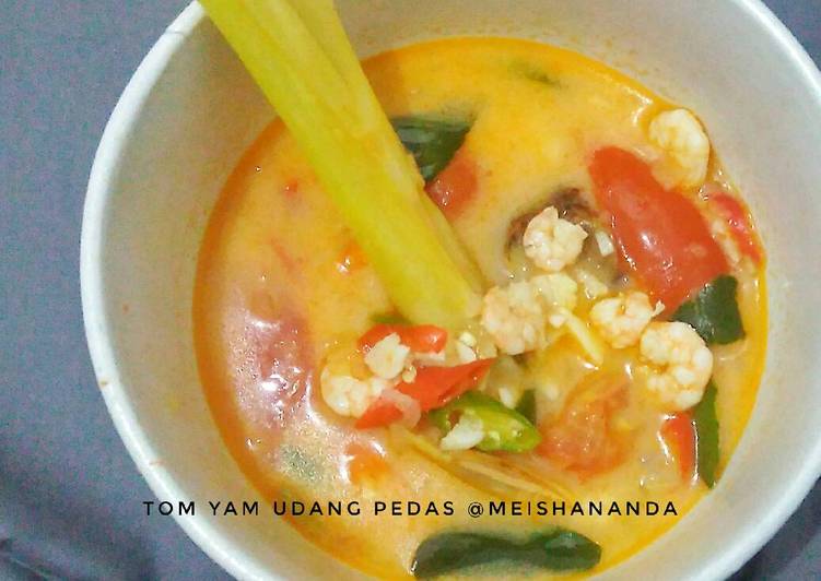 cara membuat Tom yam goong (Thai soup)