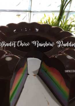 Polkadot Choco Rainbow Pudding