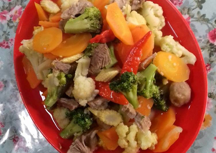 resep makanan Ca sayur no msg