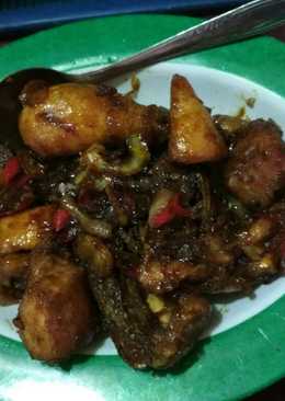 Ayam kecap saos tiram