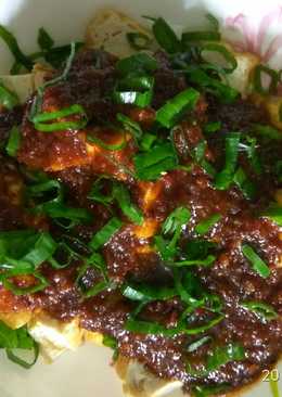 Tahu sambal kacang
