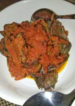 Ikan sepat goreng balado