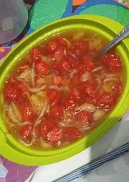 Sop buah sirup leci #Rabubaru