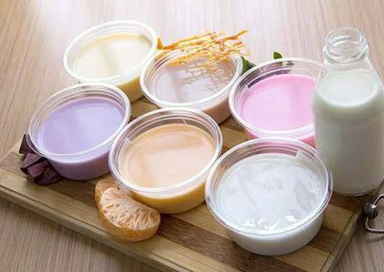 gambar untuk cara membuat Silky Pudding