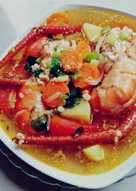 Soup udang galah