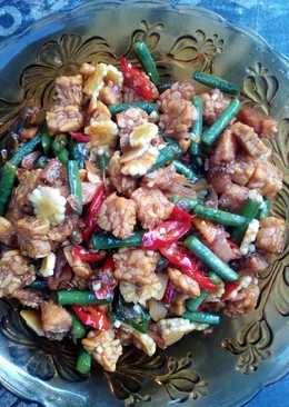 Oseng ikan asin bawal