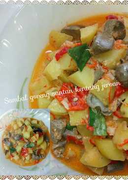 Sambal goreng santan kentang jeroan aLa Mamake shila