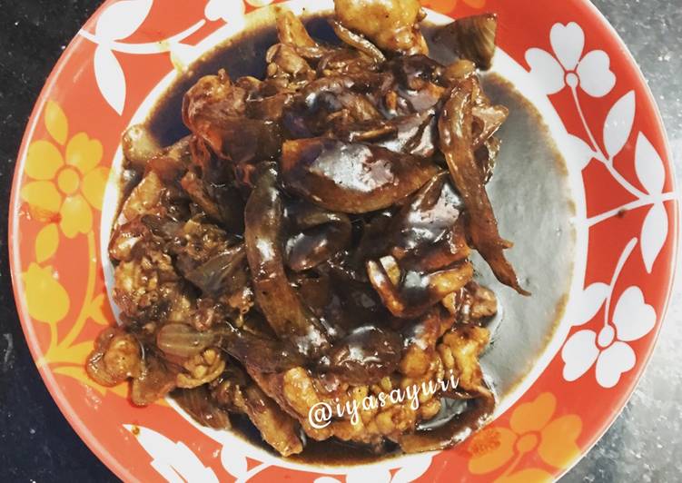 bahan dan cara membuat Chicken Teriyaki Lada Hitam (Ayam Teriyaki)