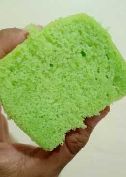 Bolu pandan kukus simple