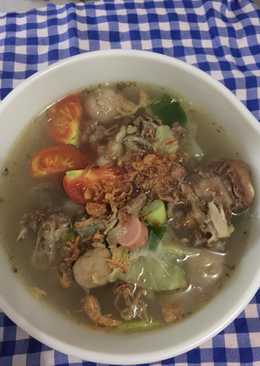 Sop iga sapi segar