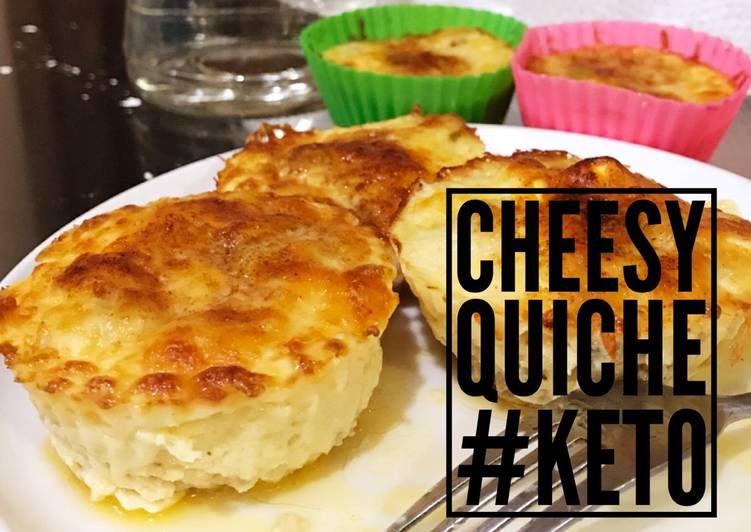 resep masakan Cheesy Quiche #keto