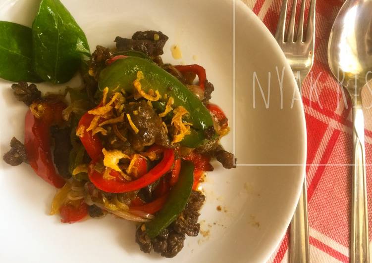 Resep Daging sapi lada hitam #ketofriendly - Resep Masakan ...