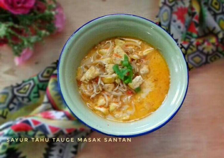 resep masakan Sayur tahu taoge