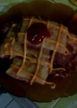 Martabak telor kornet homemade