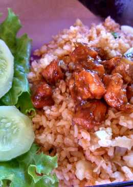 Nasi goreng ayam asam manis