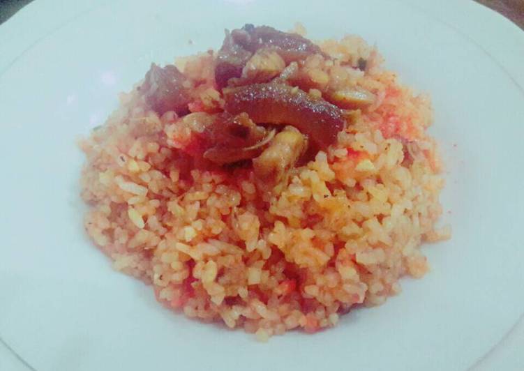 gambar untuk resep Korean Fried Rice with Kimchi (Nasi Goreng Kimchi Homemade)