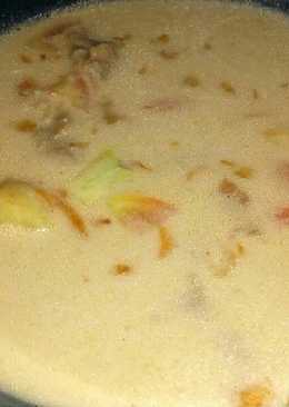 Soto Betawi ala kadarnya (no susu)