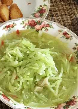 Tumis labu siam bening ala novi