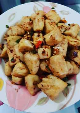 Tahu cabe garam pedas mantap