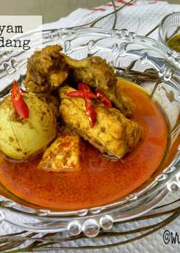 Gulai padang ayam + telur