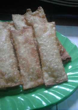 Tahu telor bungkus kulit pangsit