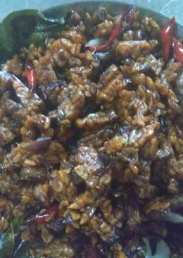 Orek tempe kering.